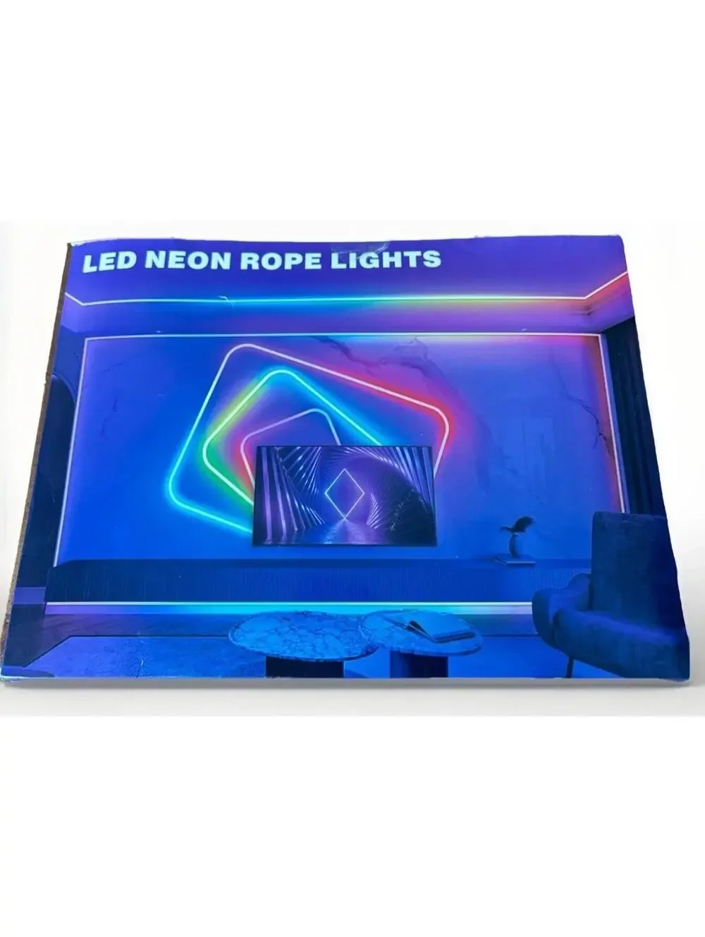Neon Rope LED 20Ft Lights – Flexible, Dimmable, Remote Control, Vibrant Glow!